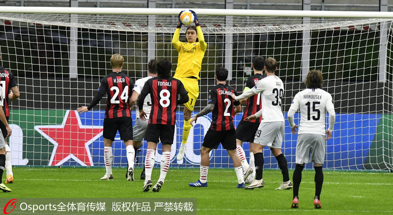  AC米兰主场完胜桑普多利亚完美收官本赛季